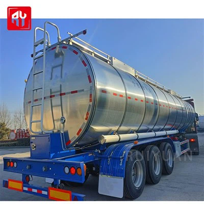 45cbm prikolica za tanker od nehrđajućeg čelika
